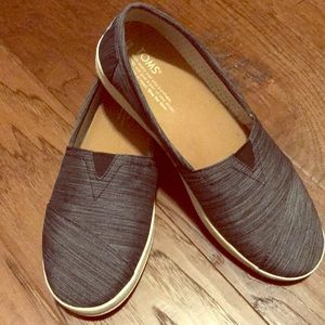 Toms Avalon black Stripe Nylon